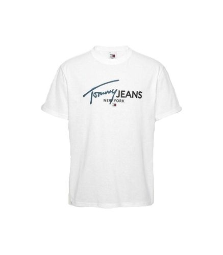 Camiseta Blanca para Hombre S - Tommy Jeans - Modalova