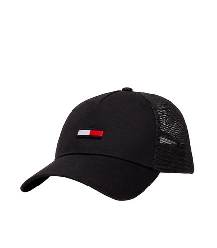 Gorra Negra Unisex - Flag Trucker U - Tommy Jeans - Modalova