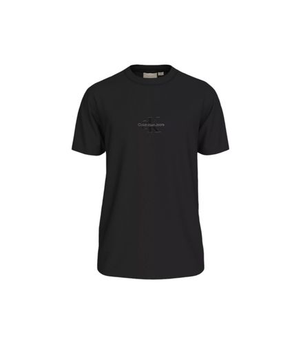 Camiseta Negra para Hombre - Monologo L - Calvin Klein - Modalova