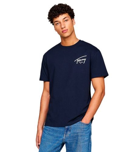 Camiseta Marino para Hombre S - Tommy Jeans - Modalova