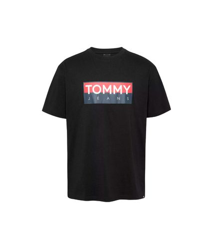 Camiseta Negra para Hombre - Entry L - Tommy Jeans - Modalova