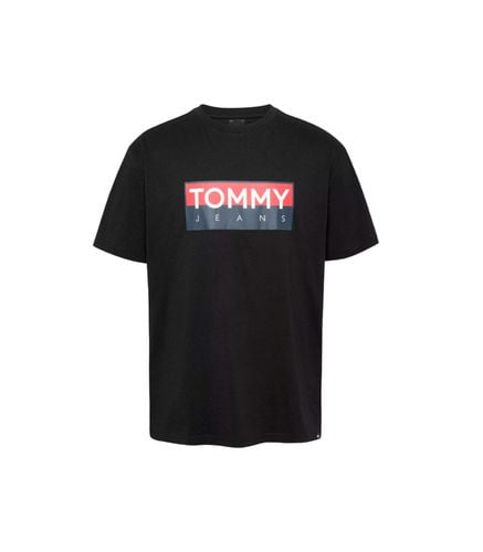 Camiseta Negra para Hombre - Entry M - Tommy Jeans - Modalova