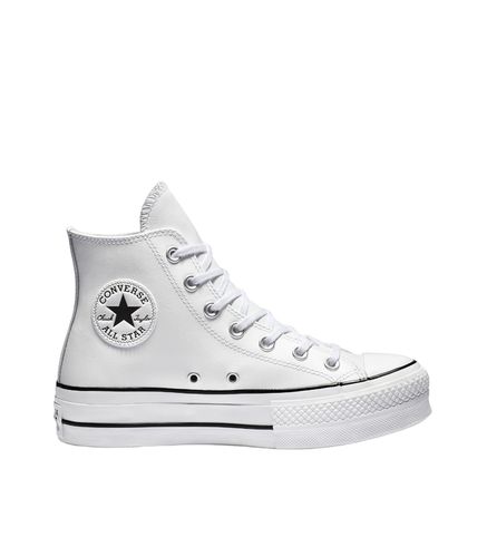 Zapatillas Blancas Unisex - Chuck Taylor All Star Platform Leather 36 - Converse - Modalova