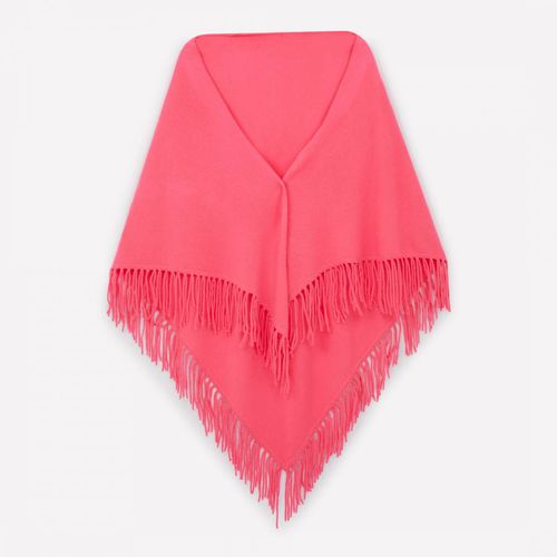 Tassle Tiangle Scarf Neon Pink - Laycuna London - Modalova