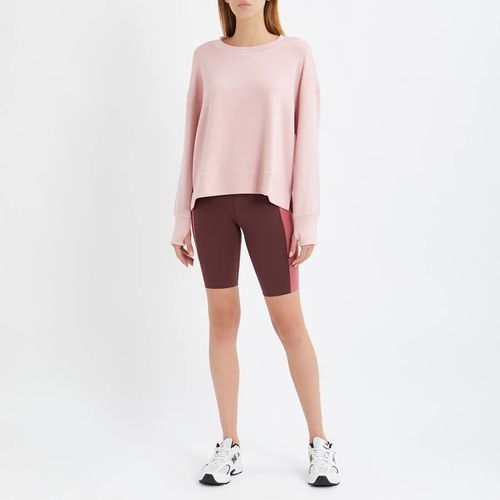 Pink Brushed Round Neck Sweatshirt - NÂ°Â· Eleven - Modalova