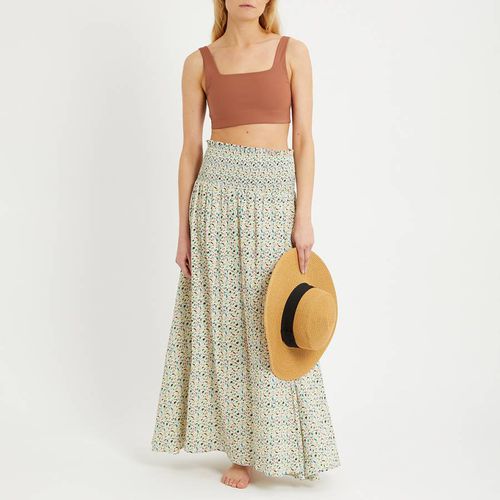 Terrazzo Print Crinkle Maxi Skirt - NÂ°Â· Eleven - Modalova