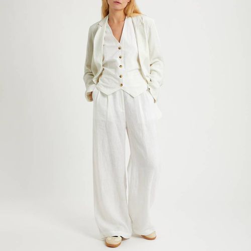 White Linen Blazer - N°· Eleven - Modalova