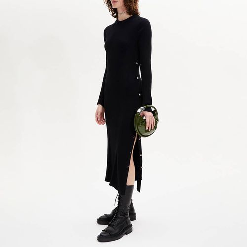 Black Long Sleeve Split Dress - Sonia Rykiel - Modalova