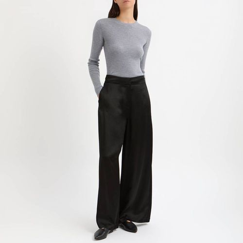 Black Satin Trouser - NÂ°Â· Eleven - Modalova