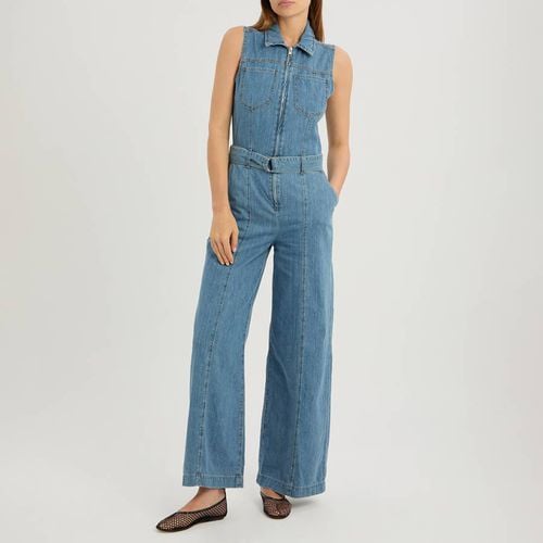 Blue Fit Jumpsuit - Frame - Modalova