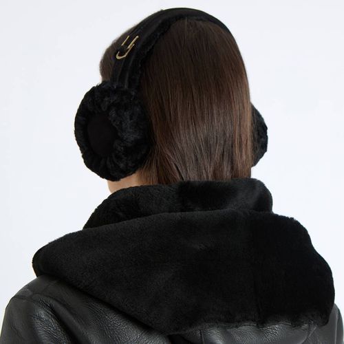 Black Shearling Earmuffs - NÂ°Â· Eleven - Modalova