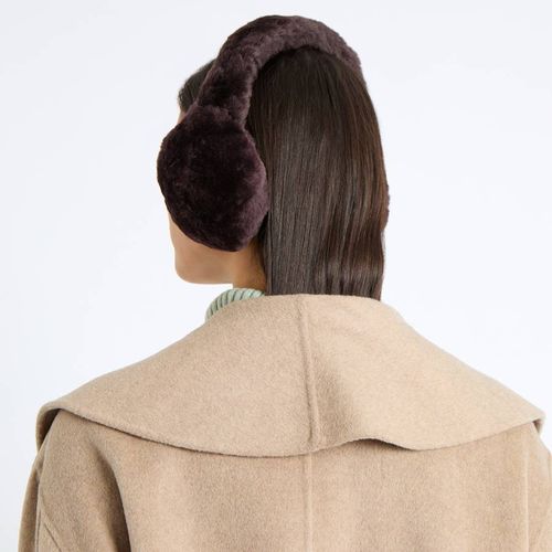 Brown Shearling Fur Out Earmuffs - NÂ°Â· Eleven - Modalova