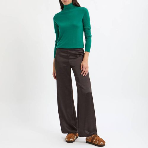 Green Merino Wool Fine Knit Top - NÂ°Â· Eleven - Modalova