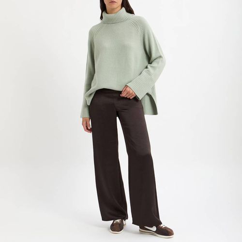 Sage Cashmere Roll Neck Tunic - NÂ°Â· Eleven - Modalova