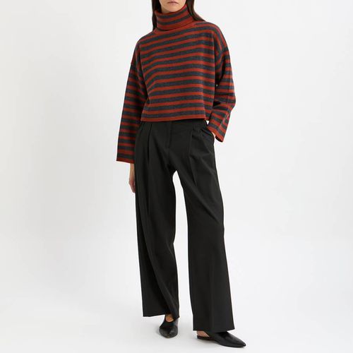 Copper / Charcoal Wool Stripe Jumper - N°· Eleven - Modalova