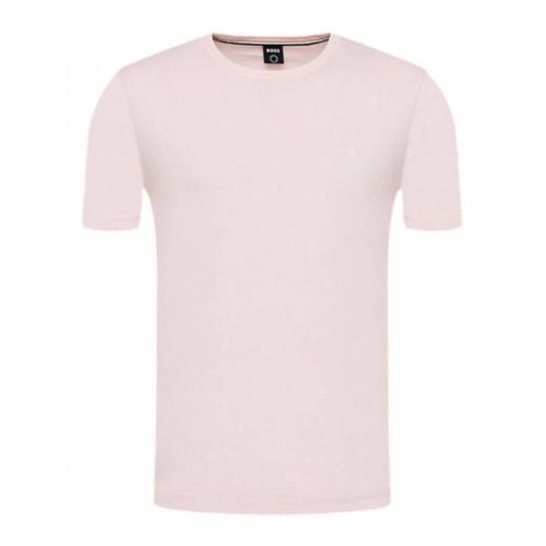 Pale Pink Thompson Cotton T-Shirt - BOSS - Modalova