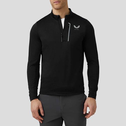 Black Golf Pinnacle 1/4 Zip Top - Castore - Modalova