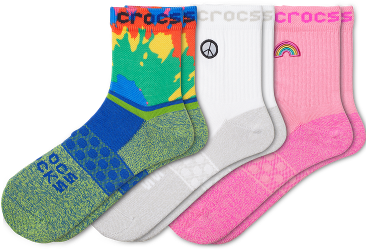 Unisex | Socks Adult Quarter Graphic 3-Pack | Shoes | | L - Crocs - Modalova