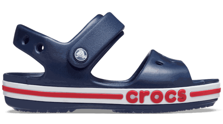Crocs Toddler Bayaband Sandales Enfants Navy / Pepper 19 - Crocs FR Feed New - Modalova