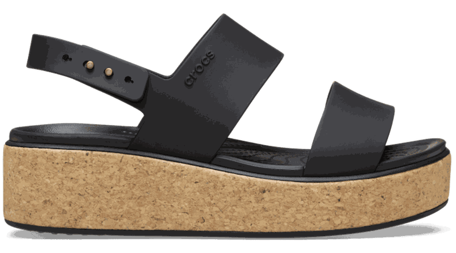 Crocs Brooklyn Cork Low Sandales s Black / Black 34 - Crocs FR Feed New - Modalova