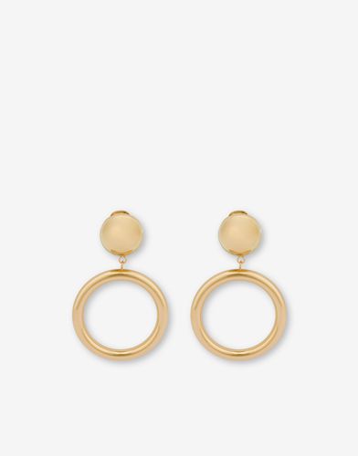 Drop Earrings With Circles - Moschino - Modalova
