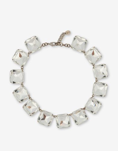 Necklace With Jewel Stones - Moschino - Modalova