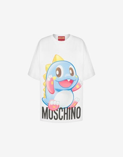 T-shirt Oversize Bubble Bobble - Moschino - Modalova