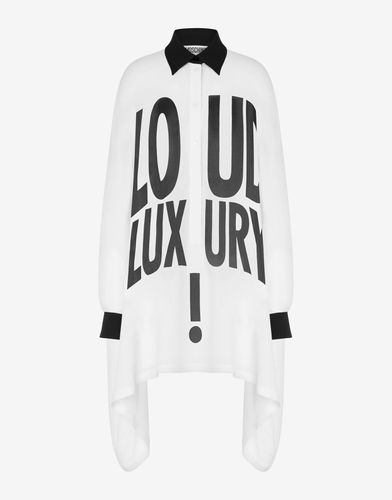 Loud Luxury! Charmeuse Shirt - Moschino - Modalova