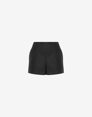 Shorts Aus Nappaleder - Moschino - Modalova