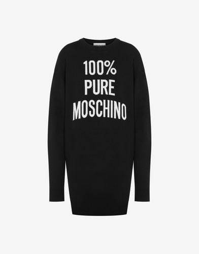 Kleid Aus Wolle 100% Pure Moschino - Moschino - Modalova