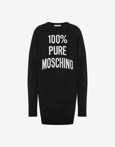 Vestido De Lana 100?% Pure Moschino - Moschino - Modalova