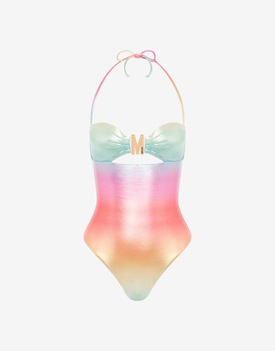 Shiny Rainbow Swimsuit - Moschino - Modalova