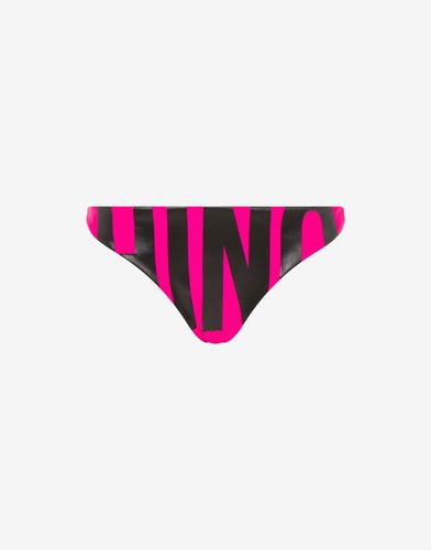 Maxi Logo Bikini Bottoms - Moschino - Modalova
