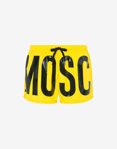 Maxi Logo Swim Trunks - Moschino - Modalova