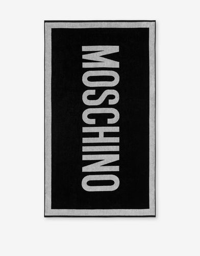 Maxi Logo Beach Towel - Moschino - Modalova
