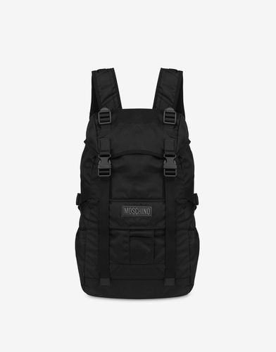 Multipocket Nylon Backpack - Moschino - Modalova