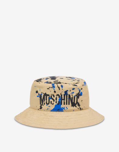 Bucket Hat Aus Nylon Painted Effect - Moschino - Modalova