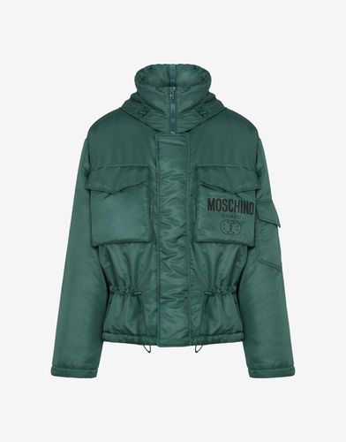 Daunenjacke Aus Technischem Nylon Double Smiley® - Moschino - Modalova