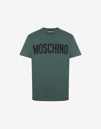 Jersey T-shirt With Logo - Moschino - Modalova