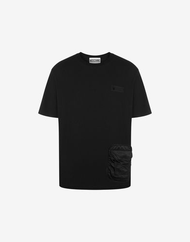 Camiseta De Algod?n Multipocket Details - Moschino - Modalova