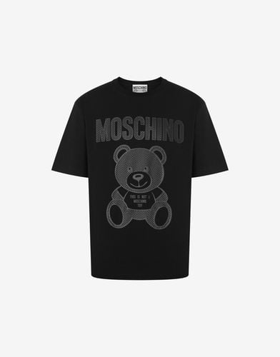 Camiseta De Jersey Teddy Mesh - Moschino - Modalova