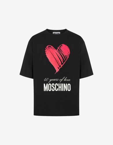 Years Of Love Jersey T-shirt - Moschino - Modalova
