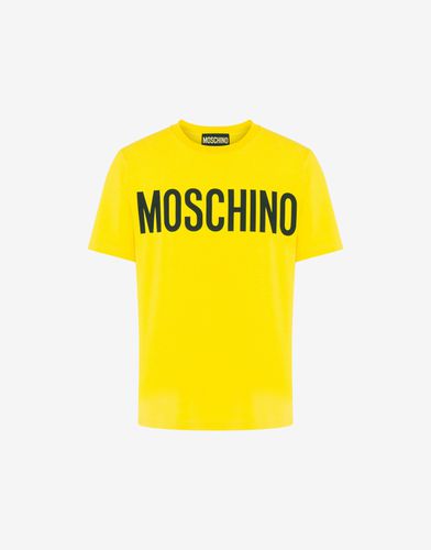 Camiseta Punto El?stica Logo Print - Moschino - Modalova