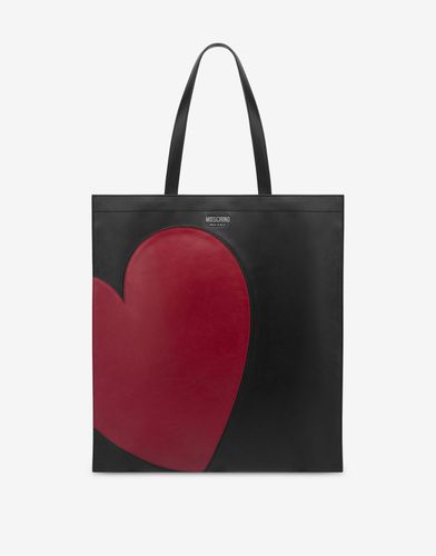 Heart Graphic Shopper - Moschino - Modalova