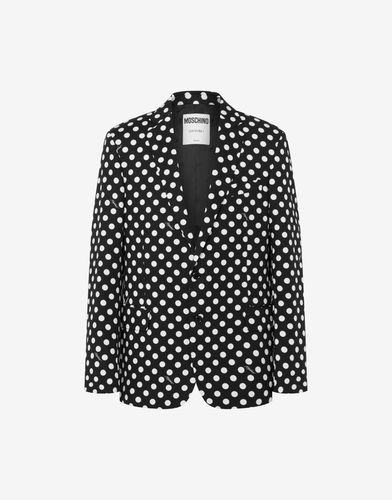 Allover Polka Dots Jacket - Moschino - Modalova