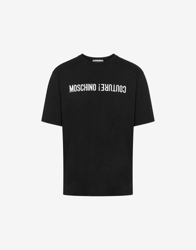 Upside Down Logo T-shirt - Moschino - Modalova