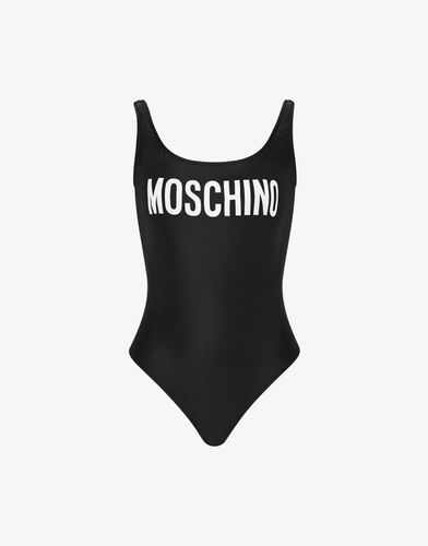 One-piece Swimsuit With Logo - Moschino - Modalova