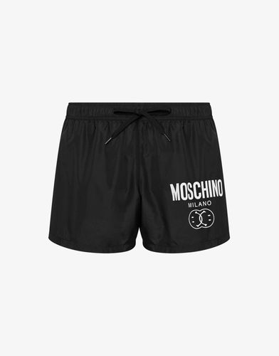 Badeshorts Double Smiley? Logo - Moschino - Modalova