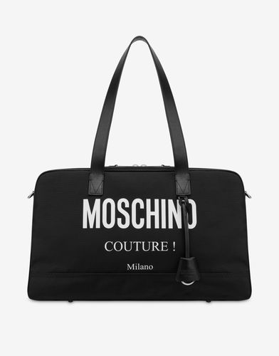 Moschino Couture Nylon Travel Bag - Moschino - Modalova