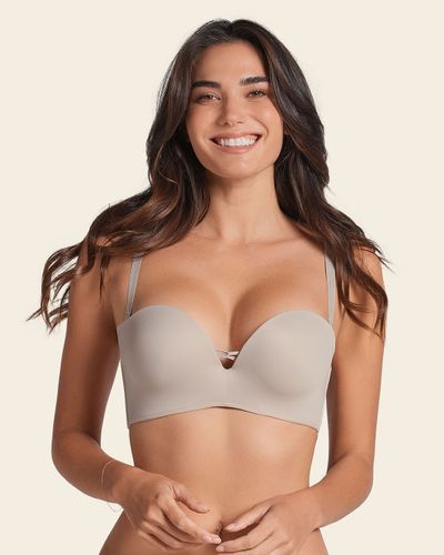 Sujetador WOW de triple push up ideal sin tirantes - Leonisa - Modalova